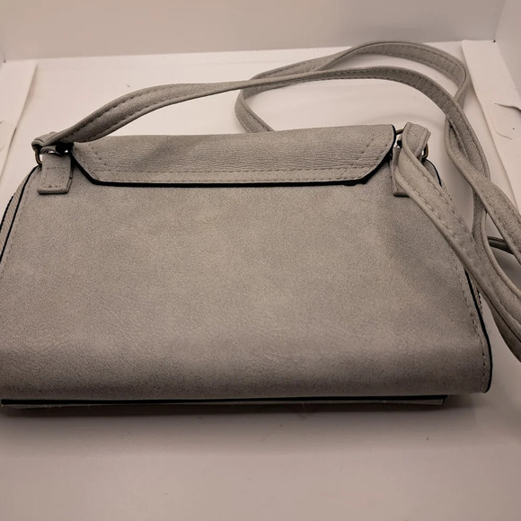 Sonoma Gray Crossbody Purse Pocketbook Handbag Wallet 5" x 7" - Picture 4 of 7